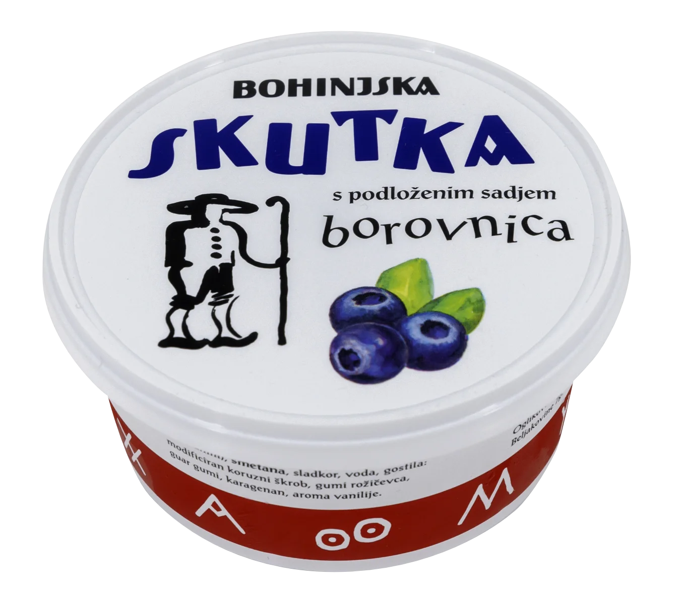 Bohinjska sirarna - Skutka borovnica